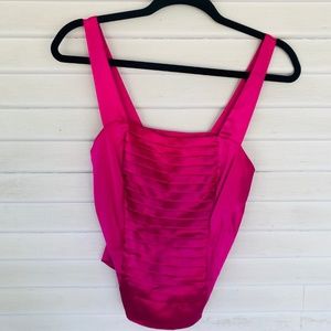 Neiman Marcus - 100% Silk Pink Tank Top